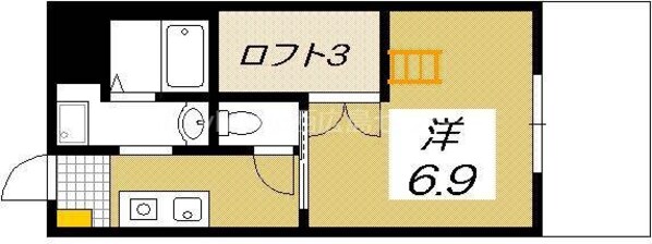 西広島駅 徒歩10分 1階の物件間取画像